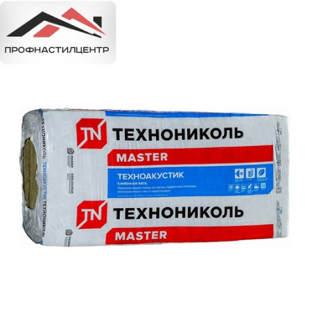 ТЕХНОАКУСТИК 1200*600*50 мм, 8 шт, 5,76 м2, 0,288 м3 45-50пл, уп.