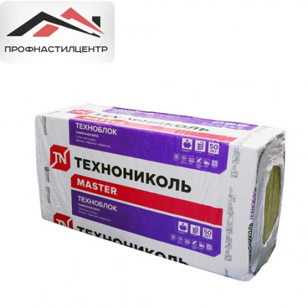 Техноблок 1200*600*50 мм, 8 шт, 5,76 м2, 0,288 м3 50 кг/м3, уп.